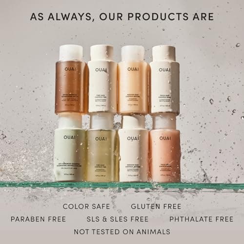 OUAI Medium Hair Shampoo and Conditioner Set - Sulfate-Free Shampoo and Conditioner for Women & Men - Made with Keratin, Shea Butter & Avocado Oil - Free of Parabens & Phthalates ( thumbnail 9