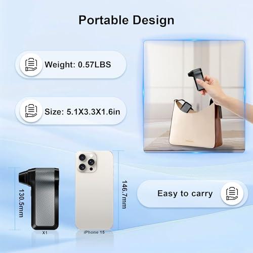 Sopladora Eléctrica SDFM 125,000 RPM para PC y Teclado, Motor Brushless, Recargable