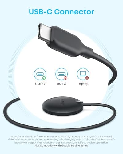 Anker Zolo Magnetic Wireless Charger, Qi2 Certified 15W MagSafe-Compatible Wireless Charging Pad, for iPhone 17/16/15/14/13/12 Series, AirPods, and More (1 Pack, Not for Pixel, Ada thumbnail 6
