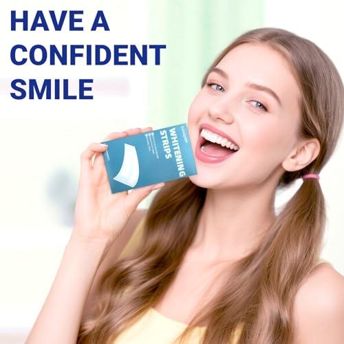 14Day Teeth Whitening Strips Kit,28 Strips (14 Treatments),Non-Slip Enamel-Safe Strips for Whiter Teeth (1 Count (Pack of 14)) thumbnail 2