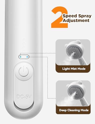 Miniatura de Cepillo de Vapor 3 en 1 para Gatos FEELNEEDY 7