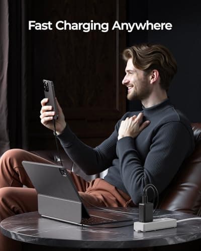 wegear 67W USB C Charger, 3-Port GaN Fast Charging Block with Foldable Plug, Compatible with MacBook Pro/Air, iPad Pro, iPhone 16/15/Pro, Galaxy S25/S24, Note20, Pixel, Apple Watch thumbnail 7