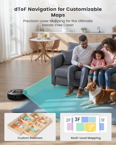 Miniatura de Lefant M330 Pro: Robot Aspiradora y Trapeadora Inteligente con Navegación Avanzada y ¡Súper Precio! 2