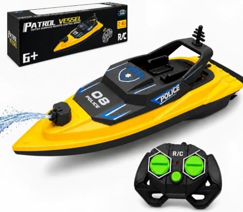 Lancha RC UAKKYV con Rociador de Agua 2.4GHz para Albercas y Lagos