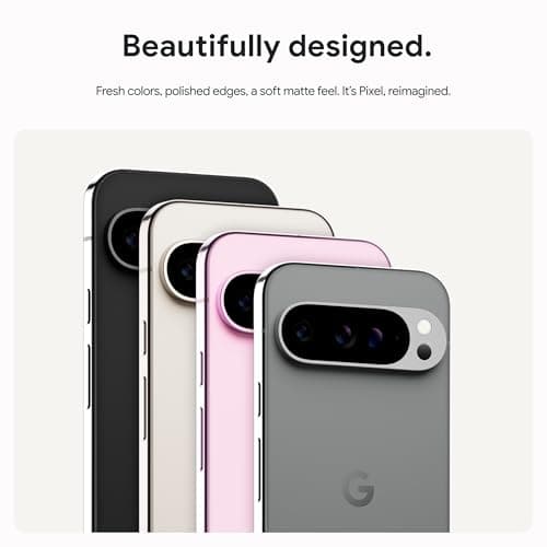 Google Pixel 9 Pro XL - Unlocked Android Smartphone with Gemini, Triple Rear Camera System, 24-Hour Battery, and 6.8" Super Actua Display - Obsidian - 128 GB thumbnail 7