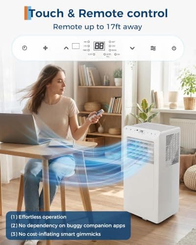 8000 BTU Portable Air Conditioner 3-in-1 AC Unit thumbnail 2