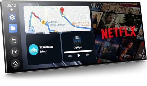 Pantalla Volam 11'' Inalámbrica: CarPlay, Android Auto, Netflix y Cámara