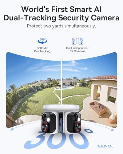 Miniatura de Cámara de Seguridad Solar Inalámbrica Baseus X1 Pro con Doble Rastreo 3K AI, Visión Nocturna a Color y Almacenamiento Local 2