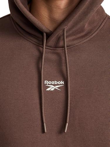 Reebok Men’s Finisher Hoodie, Standard Fit, Midweight Cotton-Poly Fleece Fabric, Bracken, Large thumbnail 5