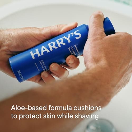 Harry's Gel de Afeitar en Espuma con Aloe (Paquete de 3 de 6.7 oz)