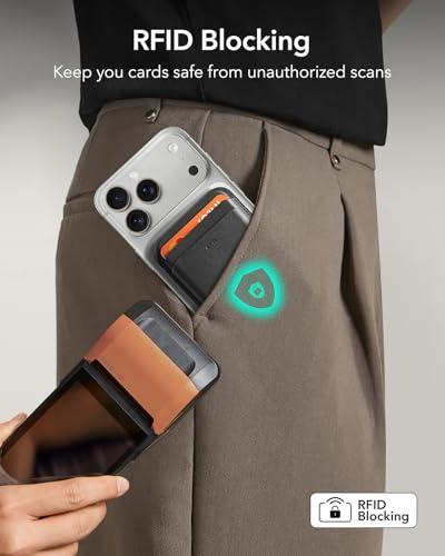 Billetera Magnética ESR MagSafe para 5 Tarjetas con Bloqueo RFID + Sticker Incluido