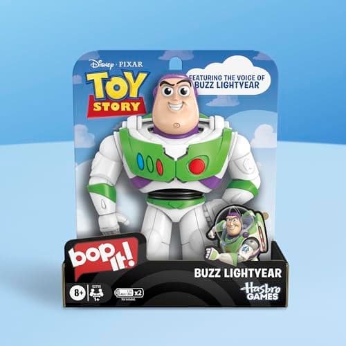 Hasbro Gaming Bop It! Edición Buzz Lightyear de Disney Pixar | Juego Oficial para Niños 8+