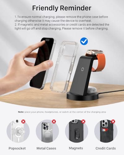 Miniatura de Cargador Inalámbrico Anlmz 3 en 1 para iPhone, Apple Watch y AirPods 6