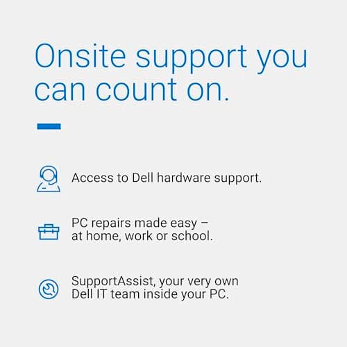 Dell 15 Laptop DC15255-15.6-inch FHD 120Hz Display, AMD Ryzen 5-7520U, 8GB LPDDR5 RAM, 512GB SSD, Radeon 610M Graphics, Windows 11 Home, Onsite Service - Carbon Black thumbnail 12