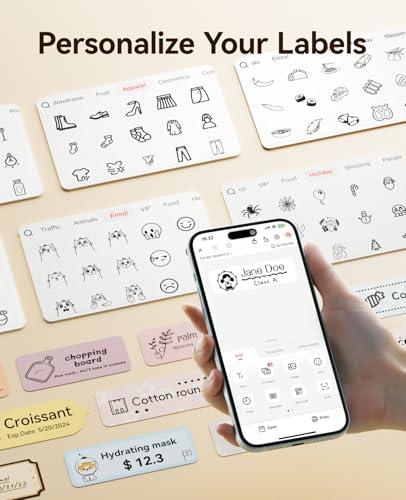 Miniatura de Mini Etiquetadora NIIMBOT D110 Bluetooth Mejorada para Casa y Oficina 6