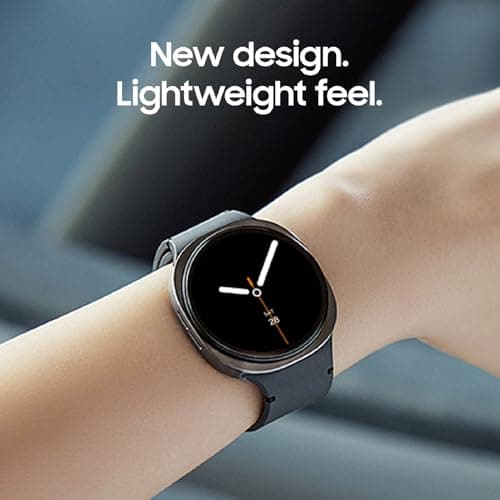 Samsung Galaxy Watch 8 40mm Bluetooth, Diseño Cushion, Coaching de Sueño y Energy Score, Grafito [Versión EE. UU., Garantía Exclusiva 2 Años]