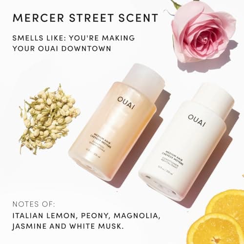 OUAI Medium Hair Shampoo and Conditioner Set - Sulfate-Free Shampoo and Conditioner for Women & Men - Made with Keratin, Shea Butter & Avocado Oil - Free of Parabens & Phthalates ( thumbnail 6