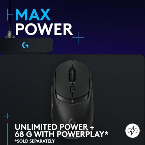 Miniatura de Logitech G309 Lightspeed Wireless Gaming Mouse, Lightweight, LIGHTFORCE Hybrid Switches, Hero 25K Sensor, 86g & 300+ hr Battery Life with AA Battery, 6 Programmable Buttons, PC & M 8