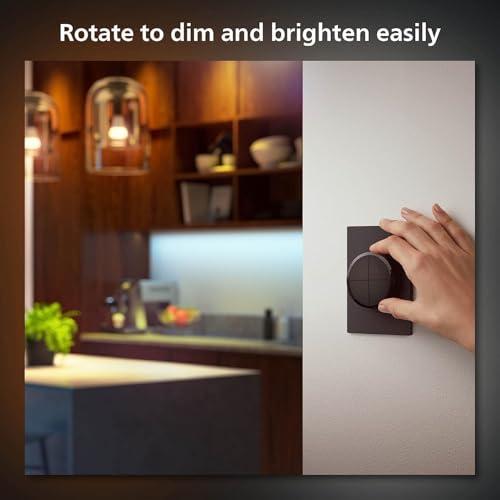 Miniatura de Philips Hue Interruptor con Dial, Portátil, Negro - Instalación Fácil 5