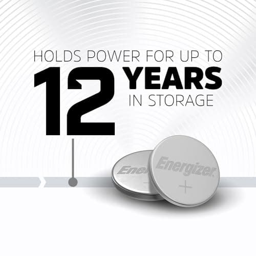 Energizer 2025 Batteries (4 Pack), 3V Lithium Coin Lithium Batteries with 3-in-1 Child Shield