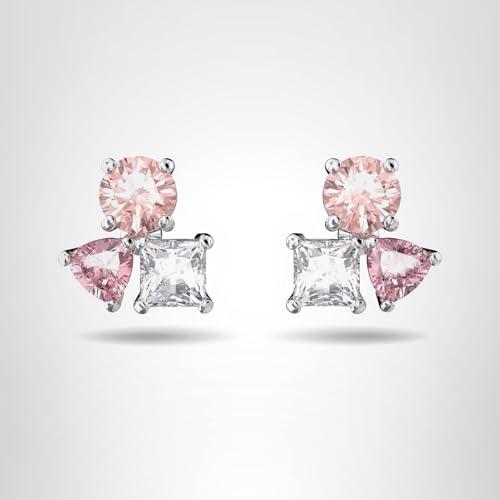 SWAROVSKI Attract earrings, Multicolored, Rhodium Finish thumbnail 5