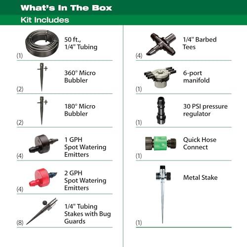 Miniatura de Rain Bird SWDMSPKIT: Kit de Riego por Goteo Localizado con Estaca y Emisores 2