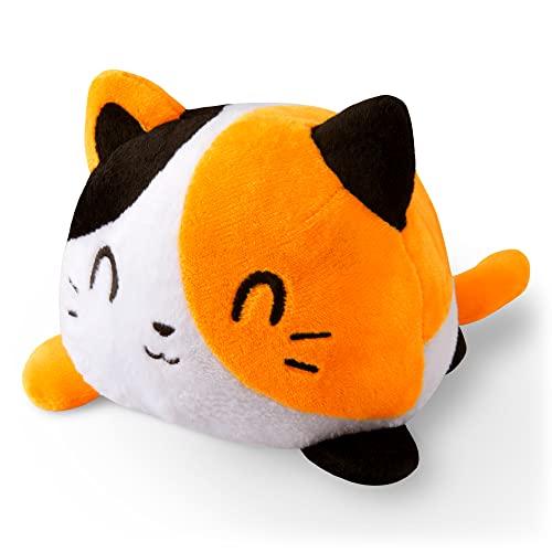 TeeTurtle Reversible Cat Plushie 4-Inch Calico Two-Sided Flip Plush Toy with Embroidered Details - Cute Mini Collectible Plush for Kids, Teens, and Adults thumbnail 2