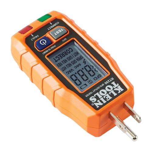 Miniatura de Probador GFCI Klein Tools RT250 con Pantalla LCD 10