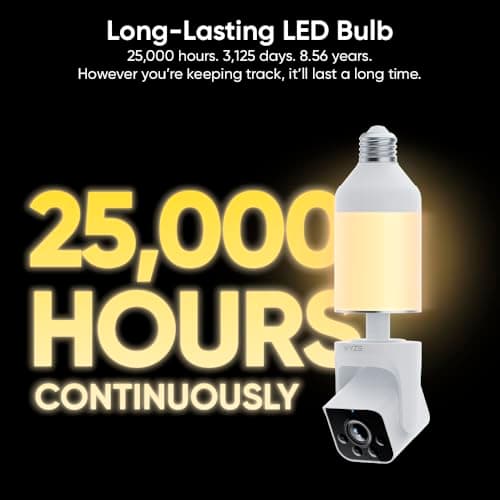 WYZE Bulb Cam - 2K HD Smart Light Bulb Security Camera with Color Night Vision, 800-Lumen Dimmable LED, 160° Wide View, Motion Detection & Siren, E26 Socket, Alexa/Google/IFTTT thumbnail 4