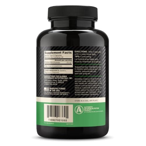 (S&S) Optimum Nutrition Micronized Creatine Monohydrate Capsules, 100 Ct