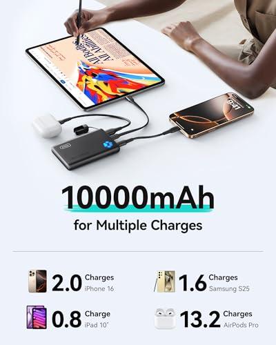 Miniatura de Cargador Portátil INIU 10000mAh Ultra Delgado Carga Rápida 45W 5
