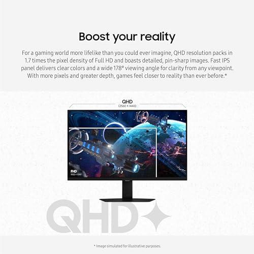 Monitor Gaming Samsung Odyssey G50D de 32" QHD IPS 180Hz Compatible con G-Sync
