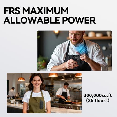 Retevis RT22 Walkie Talkies for Adults, Two Way Radios Long Range Rechargeable, VOX Handsfree, Mini Compact Walkie Talkie with USB Charger, for School Church Restaurant (6 Pack) thumbnail 4