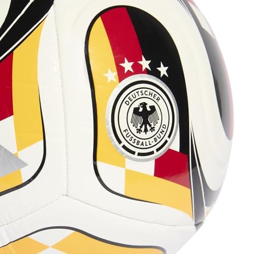 adidas Unisex-Adult Wc26 Club Home German Football Federation, White/Team Power Red/Collegiate Gold/Black, 5 thumbnail 3