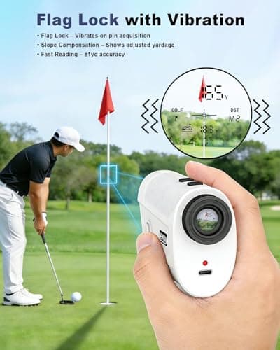 Miniatura de Telémetro de Golf con Pendiente 1500 Yardas 2