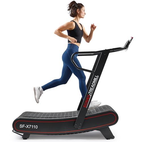 Caminadora Curva Manual Smart Ultra Sunny Health & Fitness SF-X7110 con 8 Niveles de Resistencia Magnética