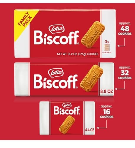 Lotus Biscoff Cookies- Caramelized Biscuit Cookies - 13.23 Ounce – non GMO Project Verified + Vegan thumbnail 4