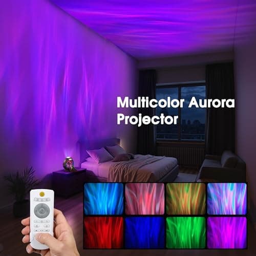L LOHAS LED Galaxy Projector Night Light, Space Portal Night Light