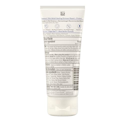 Ungüento Curativo Aveeno Skin Relief: Piel Extra Seca y Agrietada, Avena Triple y Karité, Tamaño Viaje