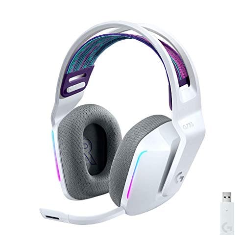 Audífonos Gamer Inalámbricos Logitech G733 LIGHTSPEED con RGB y Blue VO!CE - Blanco