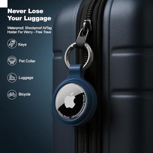 4 Fundas Llavero Impermeables y Antiperdida para Apple AirTag