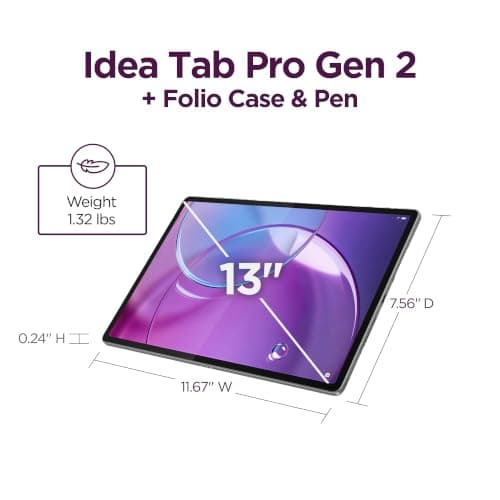 Miniatura de Tablet Lenovo Idea Tab Pro Gen 2 + Lápiz y Funda - 13″ 3.5K IPS 144Hz - Snapdragon® 8s - 8GB RAM / 128GB Almacenamiento 11