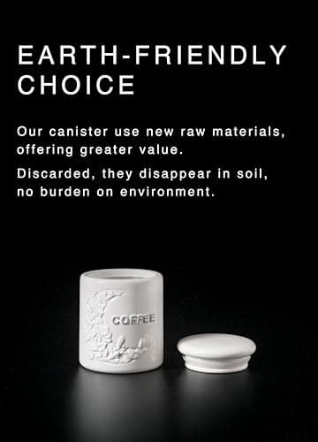 Juego de 3 Contenedores de Cerámica Herméticos TAWCHES Wing Petal para Cocina