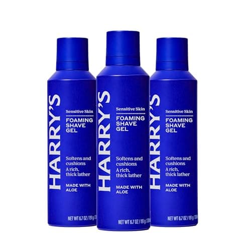 Harry's Gel de Afeitar en Espuma con Aloe (Paquete de 3 de 6.7 oz)