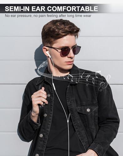 Audífonos USB-C Alámbricos con Micrófono y Sonido HiFi para iPhone y Samsung