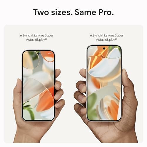 Google Pixel 9 Pro XL - Unlocked Android Smartphone with Gemini, Triple Rear Camera System, 24-Hour Battery, and 6.8" Super Actua Display - Obsidian - 128 GB thumbnail 2