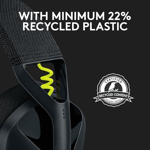 Logitech G435 Lightspeed & Bluetooth Wireless Gaming Headset - Lightweight Over-Ear Headphones, Built-in mics, 18h Battery, Dolby Atmos, PC, PS4, PS5, Nintendo Switch/Switch 2, Mob thumbnail 7