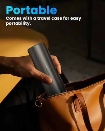 Onlyone Sonic Electric Toothbrush for Adults, Rechargeable Ultrasonic Electric Toothbrush with 8 Brush Heads, Travel Case, Charging Base & Wireless Charging - 5 Modes with Smart Ti