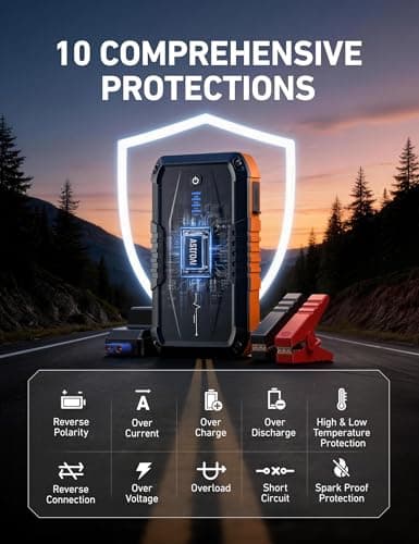 Miniatura de AstroAI S8: Arrancador de Baterías de Auto Portátil 1500A 6
