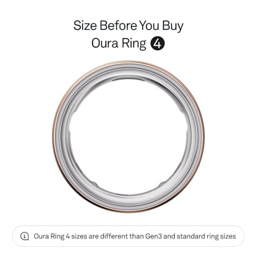 Miniatura de Oura Ring 4 Oro Rosa Talla 7: Monitoreo de Salud Inteligente y Batería de Larga Duración 2